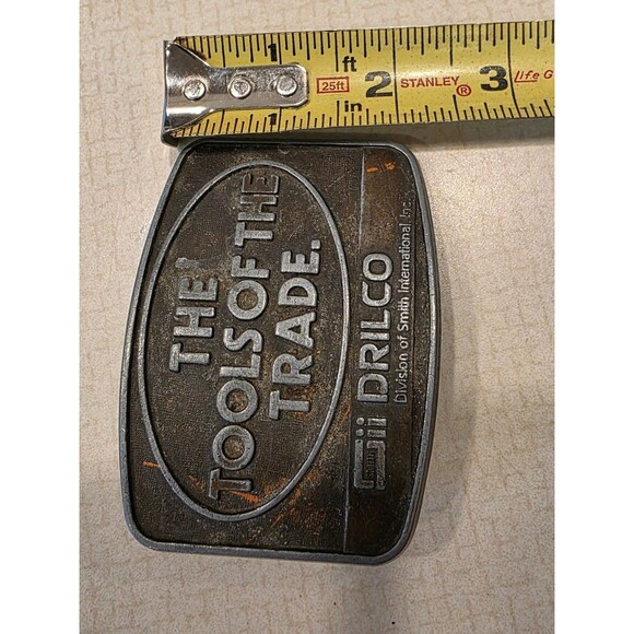 Vintage Belt Buckles Lot Of Two Regal  Drilco Tools Of Trade Logo Collectibles - Picture 9 of 9